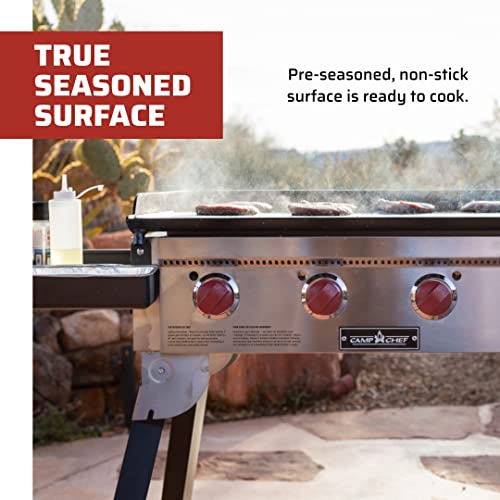 Black Portable Outdoor Gas Grill with Griddle E522472