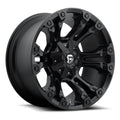 17x9 Matte Black Wheel with 5 on 4.5 and 5 on 5 Bolt Pattern F912011