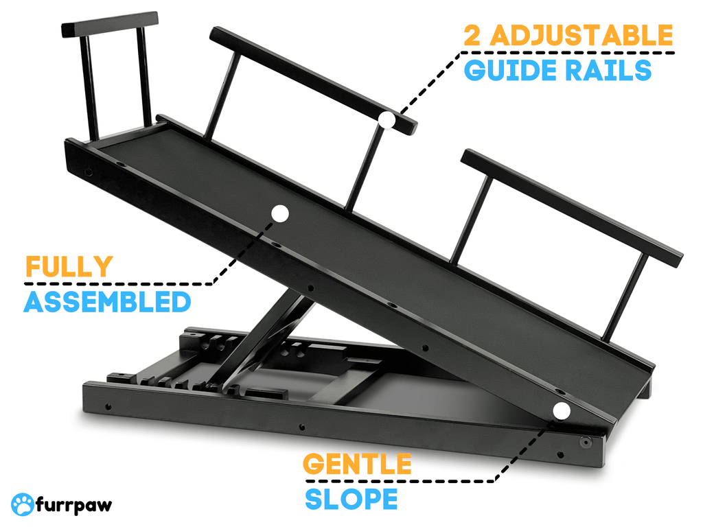 Adjustable 10" to 20" Anti Slip Pet Ramp for Couch S3970