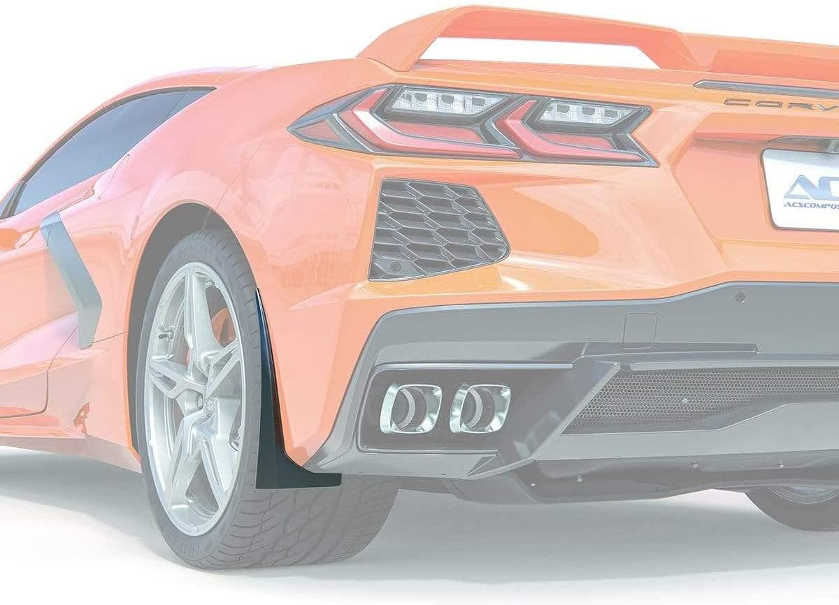 Painted Carbon Flash Black Splash Guards R33647
