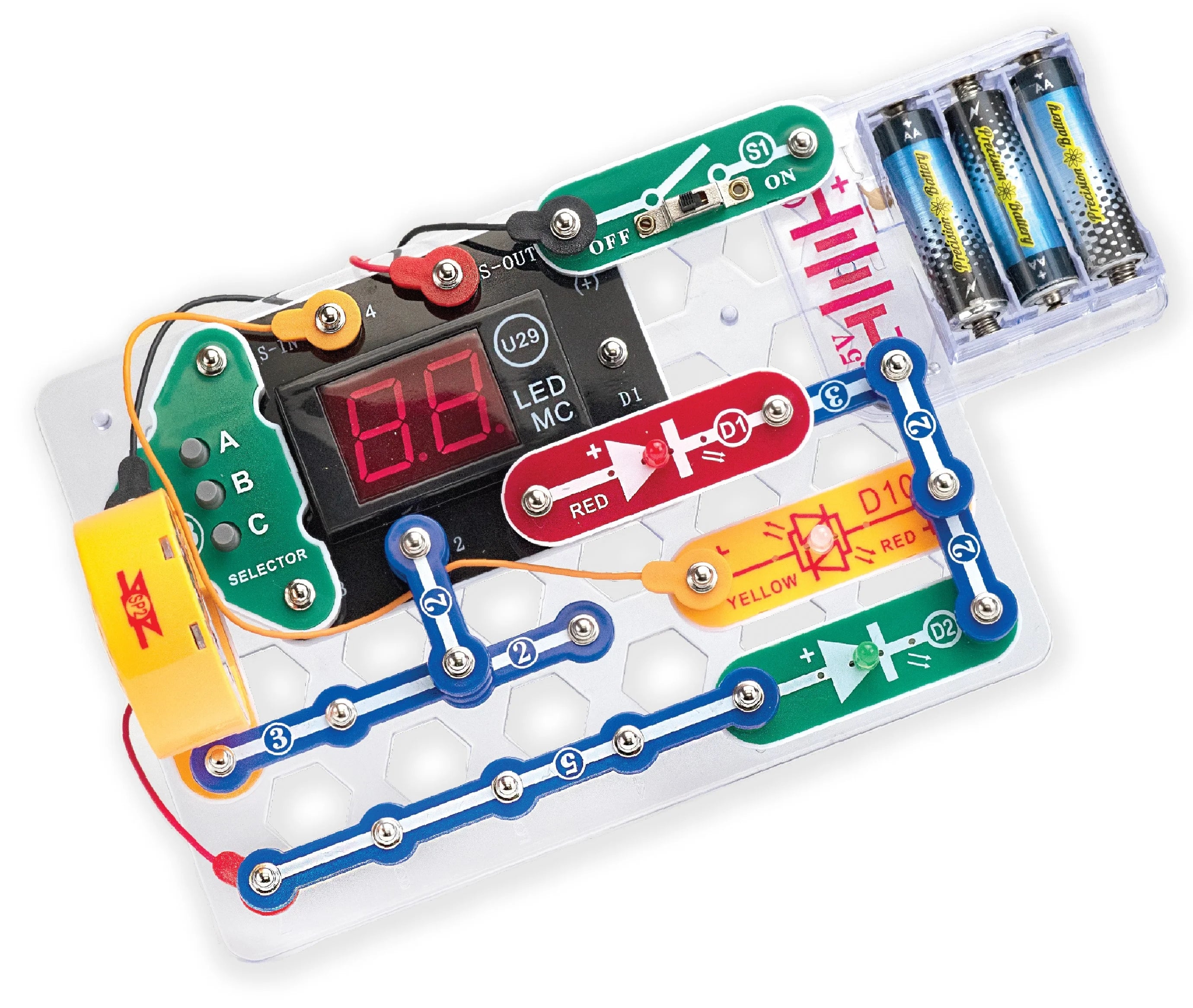 Electronics Exploration Kit, Over 60 Projects, STEM Educational Toy for Kids 8+ O2804