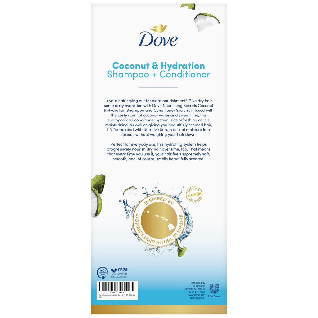 Shampoo and Conditioner Set, 12 Oz (2 Piece Set) Y2223