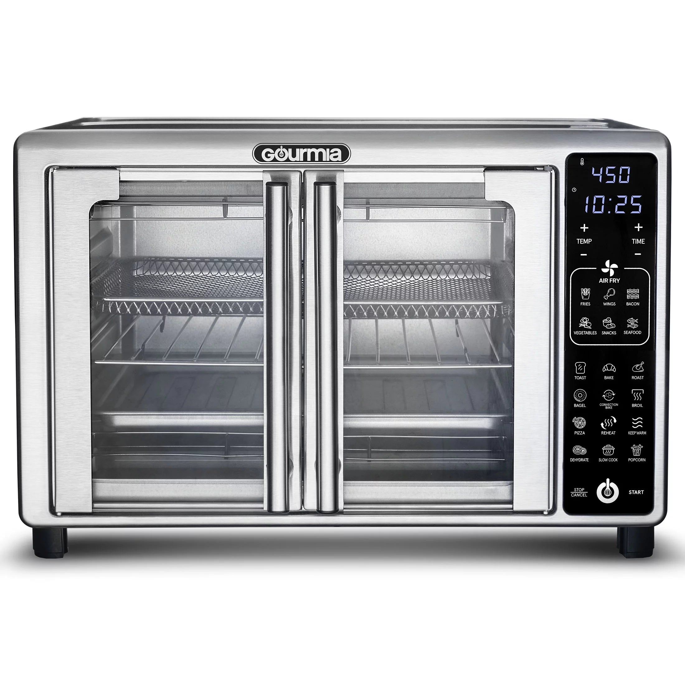 6-Slice Digital Toaster Oven Air Fryer with Stainless Steel Z614145