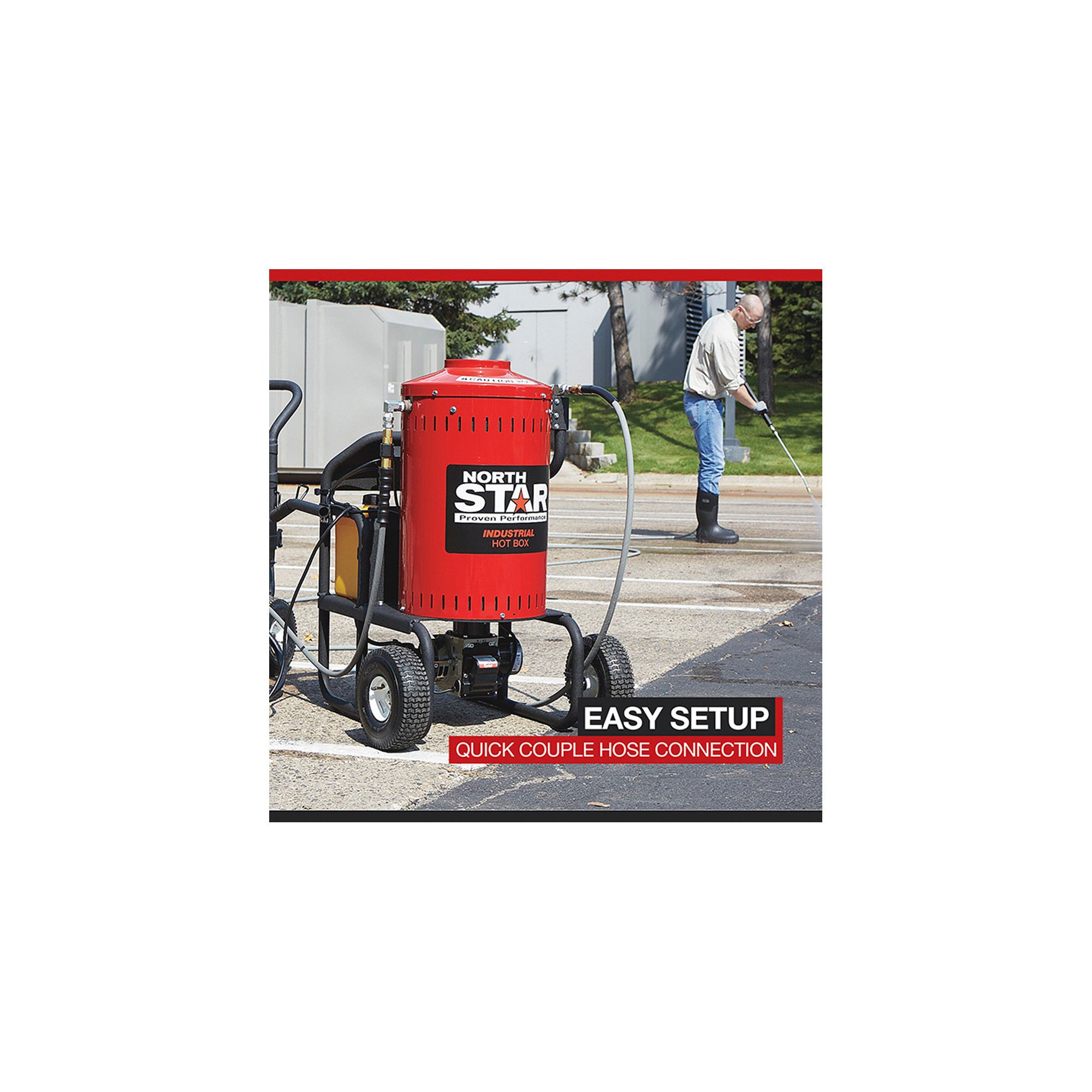 4000 PSI 4 GPM 115 Volts Electric Wet Steam Cleaner and Hot Water Pressure Washer Y5955