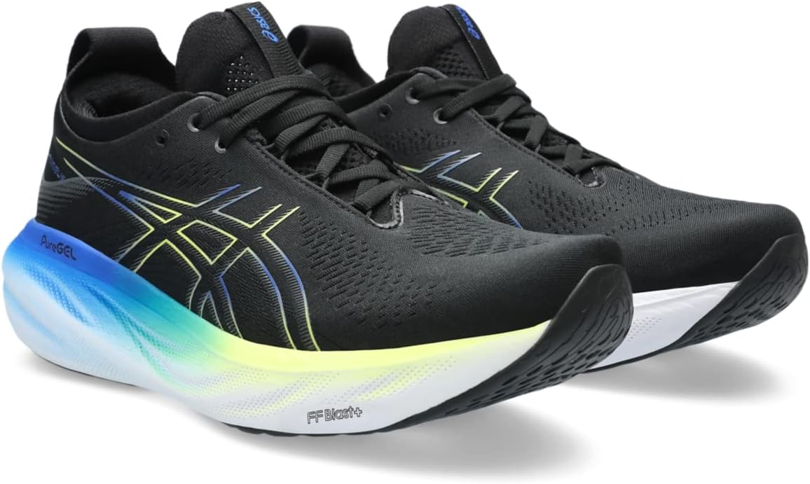Black/Glow Yellow Running Shoes J4500