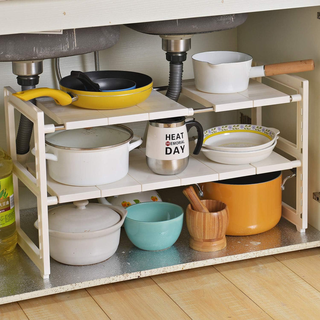 Expandable 2 Tier Under Sink Organizer I9010
