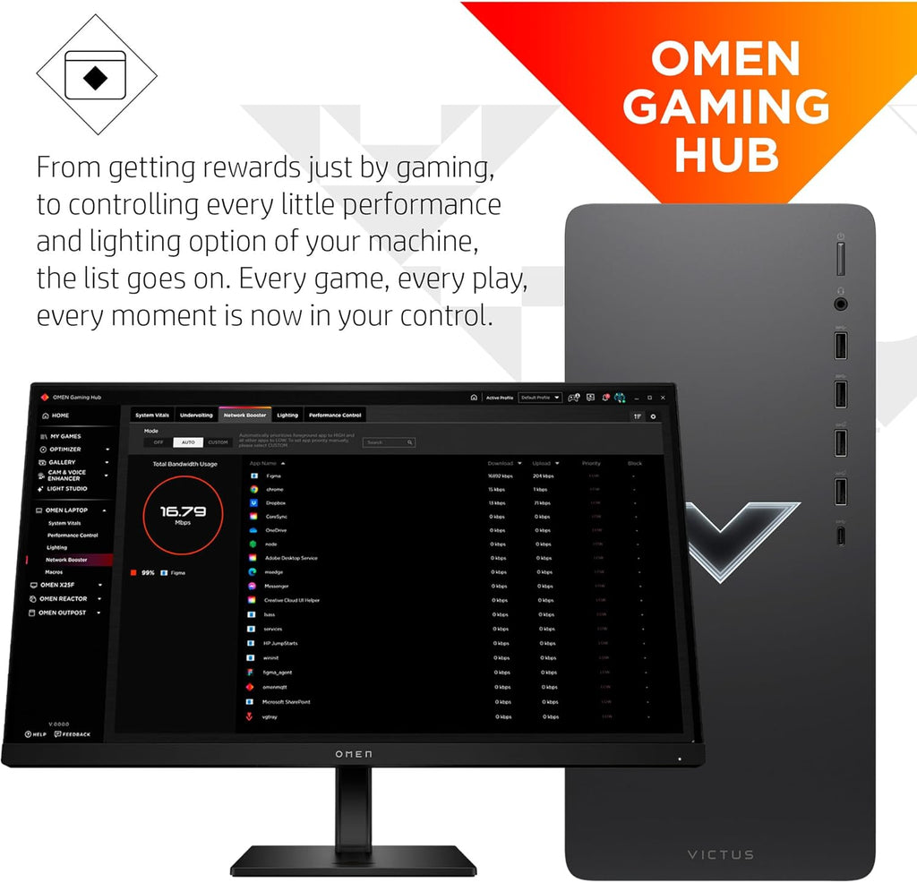 13th Generation Intel Core i7-13700F 16 GB RAM 512 GB SSD NVIDIA GeForce RTX 3060 Graphics Gaming Desktop N5781