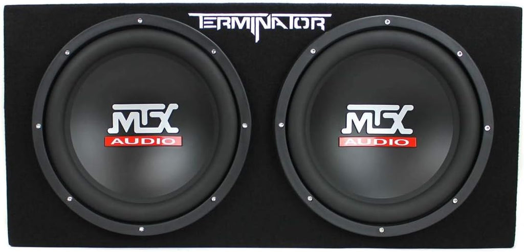 12 Inch 1200W Dual Loaded Car Subwoofer Audio Sub Box and Amplifier with 4 Gauge 3000 Watt Amplifier Wiring Amp Kit L236696