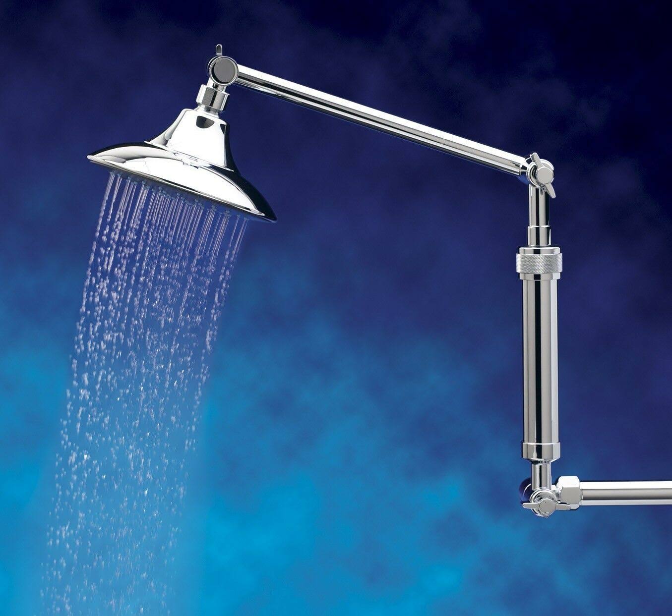 Chrome Shower Head with Shower Filter N80176