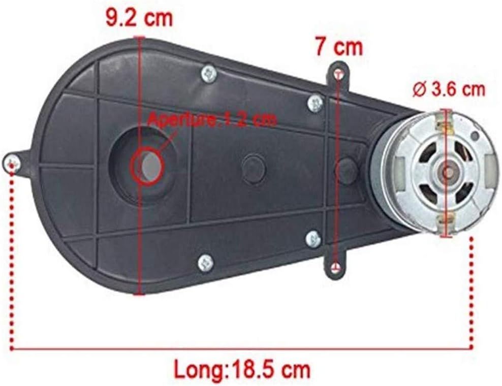 12V DIY Modified Wires Remote Control Circuit Board Wires Switch Gearbox with Motors Electric Ride On Car Accessories Pack of 2 P11769