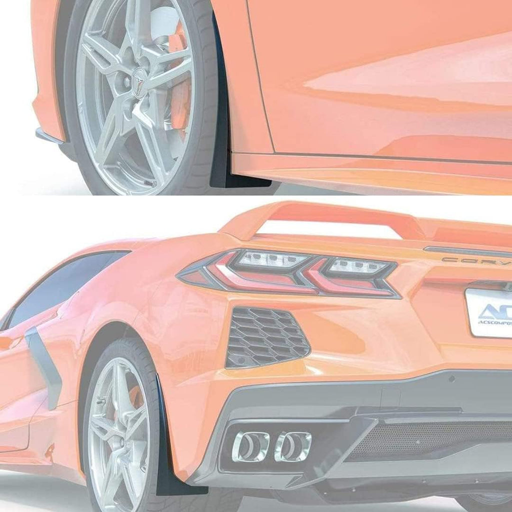 Painted Carbon Flash Black Splash Guards R33647