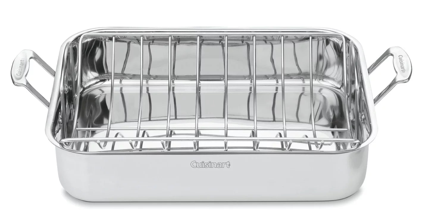 Stainless Steel 16" Roasting Pan with Rack Z2453