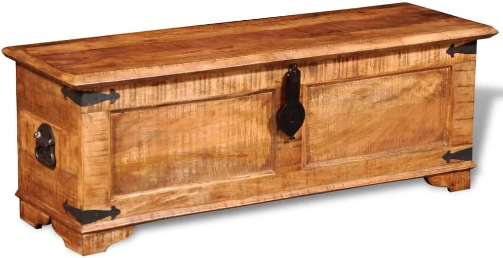 Solid Wood Storage Chest 43.3" x 13.8" x 15.7" U599