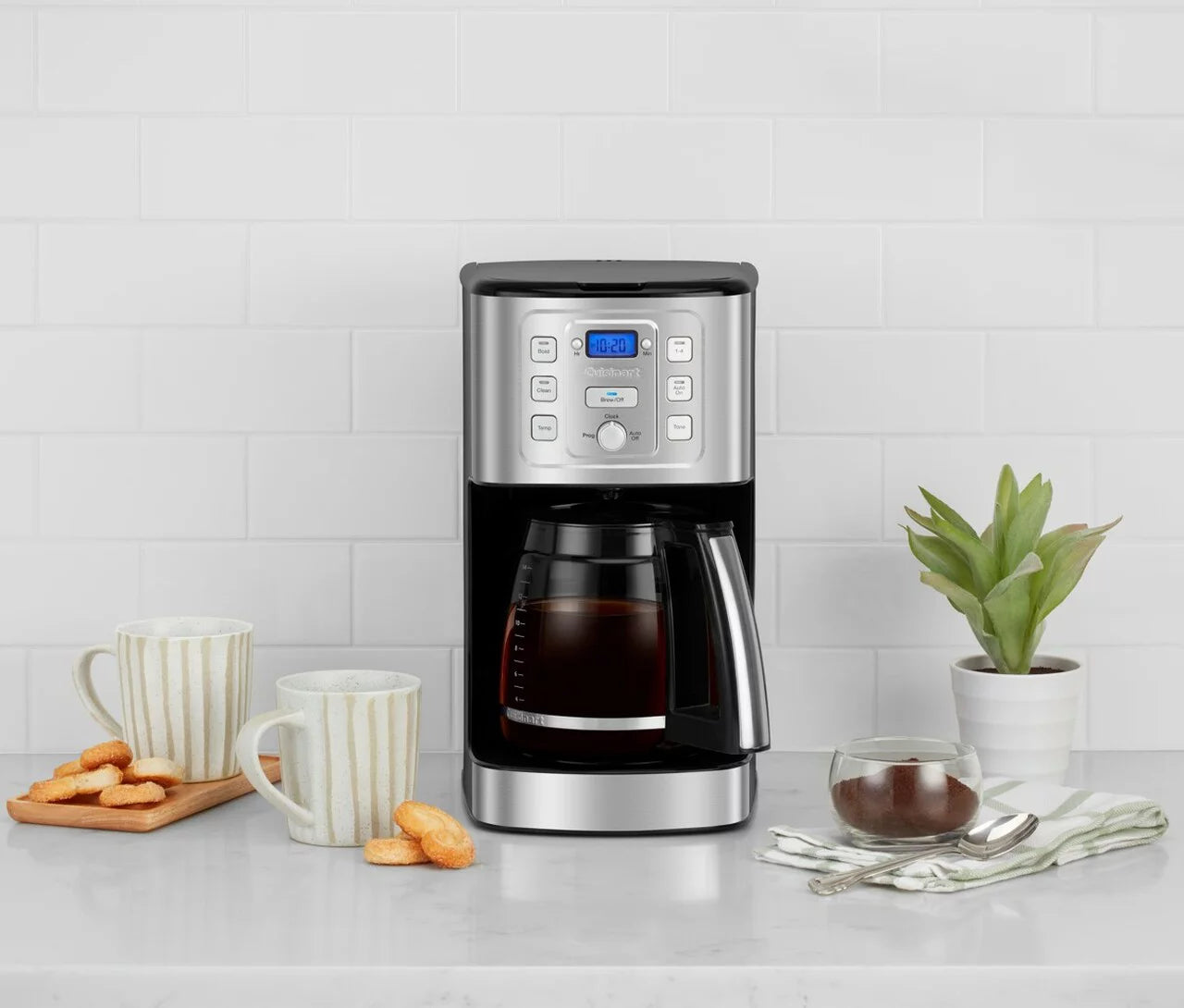 12-Cup Black Stainless Coffeemaker J5188