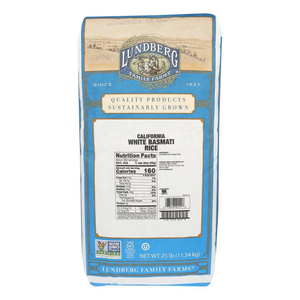 25 Lb White Basmati Rice H2845