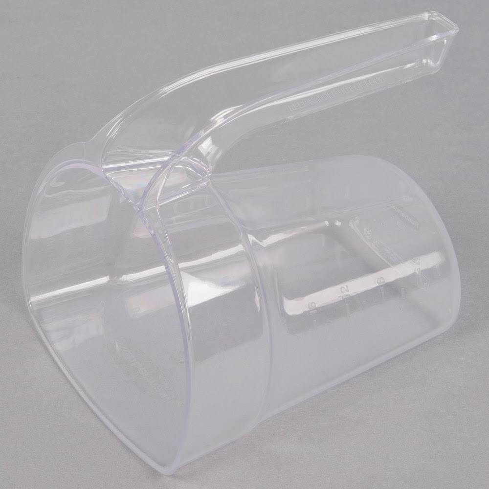 White Sliding Lid with 4-Cup Scoop N719306