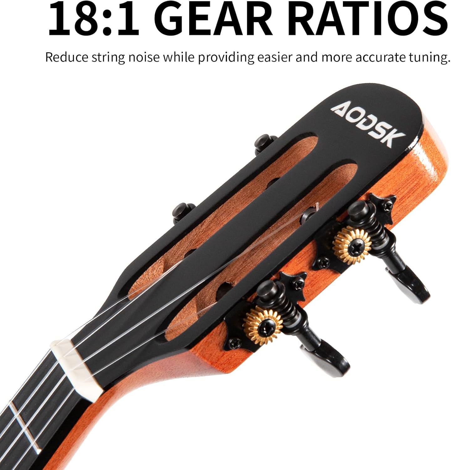 Solid Mahogany 23 Inch Concert Ukulele Starter Bundle Kit with Gig Bag Strap L536044