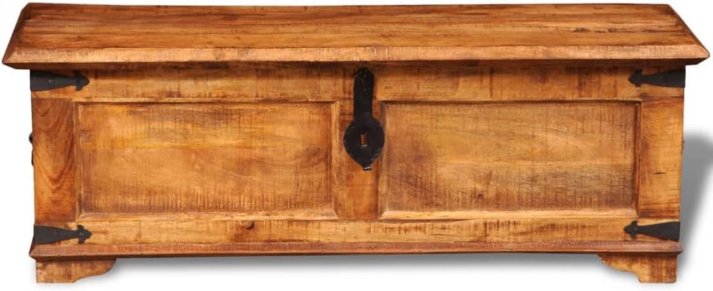 Solid Wood Storage Chest 43.3" x 13.8" x 15.7" U599