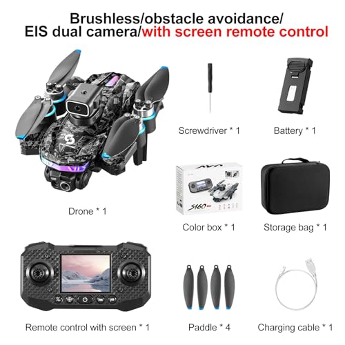 1080P Screen Remote Control Drone with Camera & 8GB Storage Card S2413