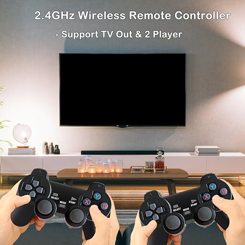 20,000+ Games 4K HDMI Output Video Game Console with Dual Controllers L9678