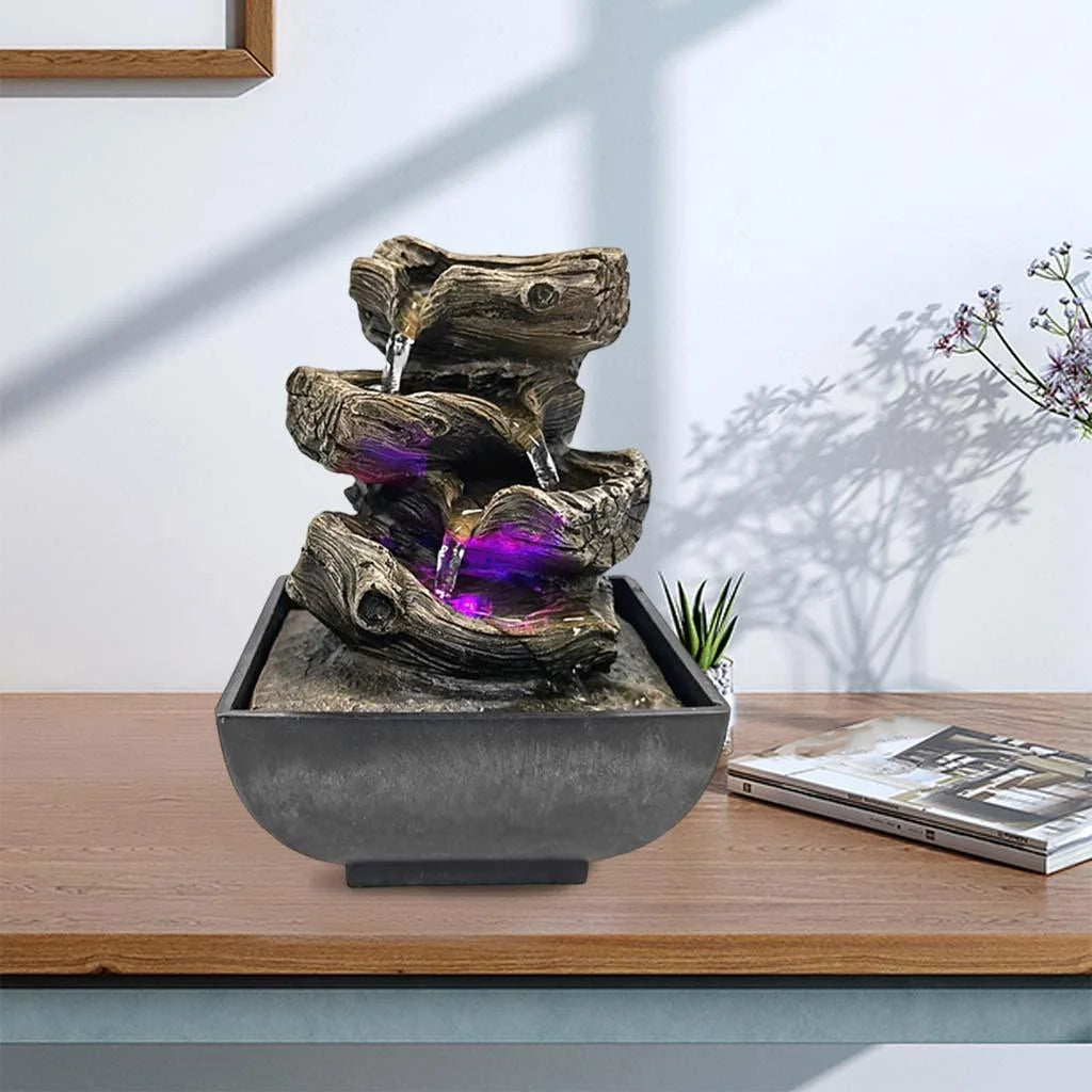 Mini Tabletop Fountain Water Fountain with Automatic Pump G592538