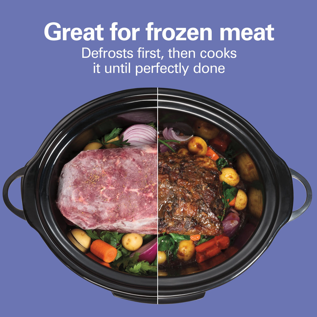 6 Quart Programmable Slow Cooker with Temperature Probe B5026