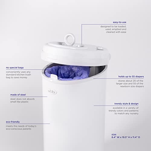 Steel Diaper Pail P40606