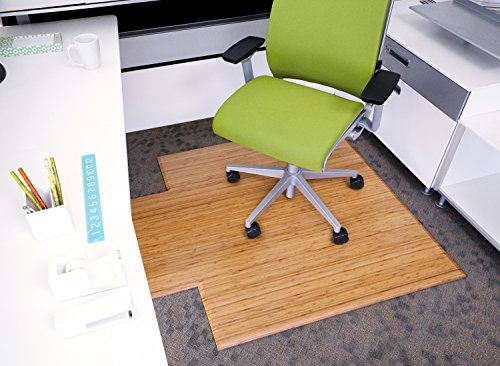 Bamboo Office Chairmat 12mm Thick L461