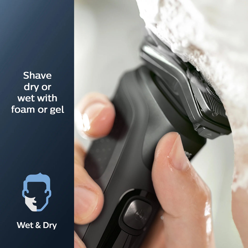 Rechargeable Wet & Dry Shaver with Pop-Up Trimmer P89705