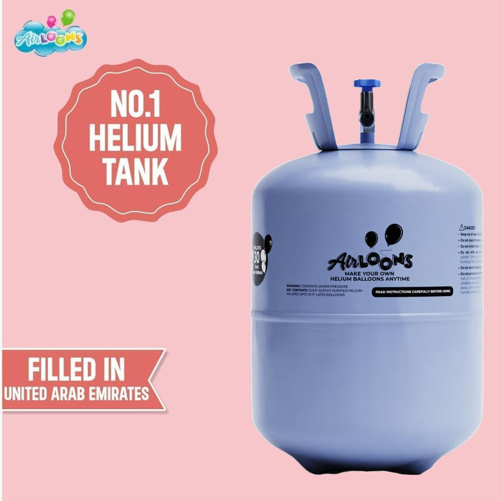 Helium Tank 7 cu. ft. Cylinder for 90 Latex Balloons C69155
