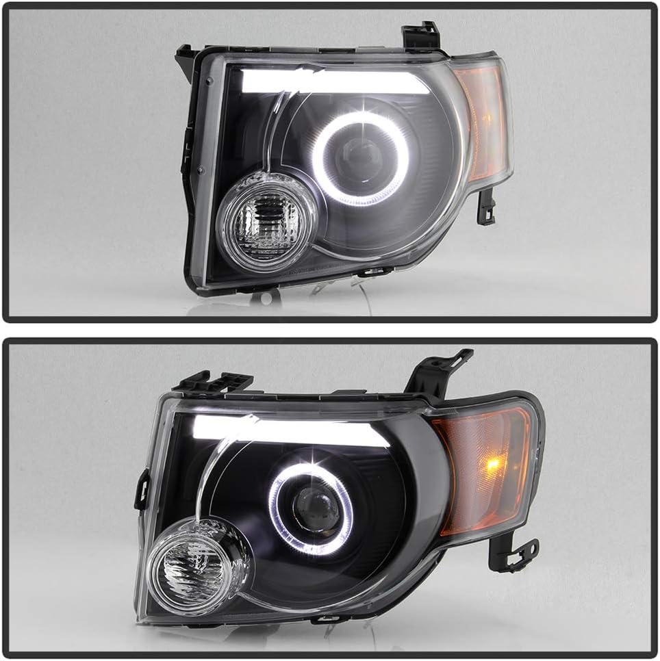 Black Housing LED Projector Headlights for Ford Escape H35466