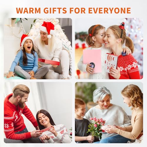 Rechargeable 2 Pack Magnetic Electric Hand Warmer with Digital Display V925377