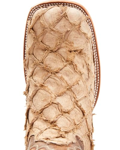 Men's Exotic Pirarucu Western Boot Broad Square Toe B28271