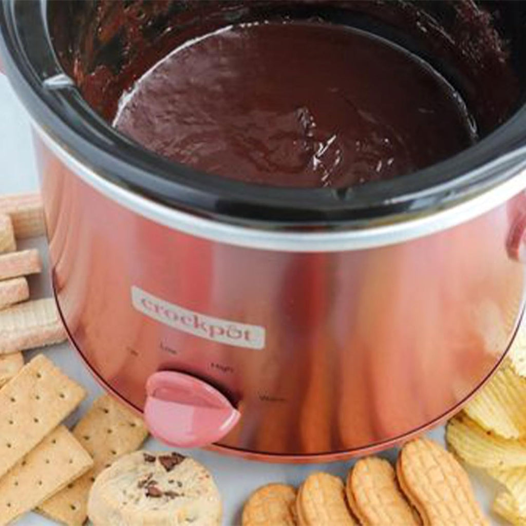 3 Quarts Manual Slow Cooker with Removable Stoneware Bowl Z76616