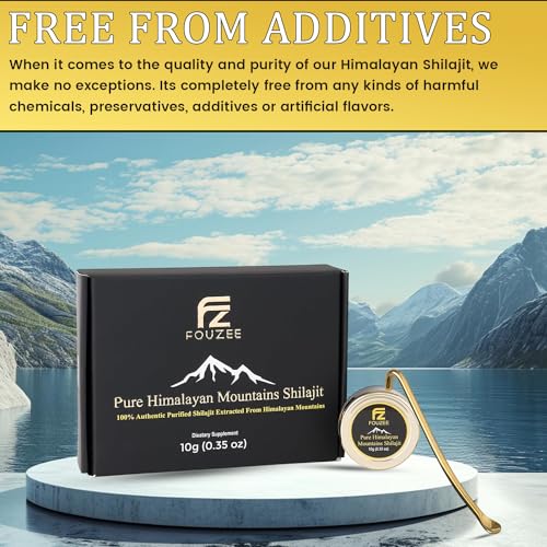 Pure Himalayan Shilajit 77% Fulvic Acid Hard Consistency 10 Grams E44319