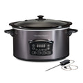 6 Quart Programmable Slow Cooker with Temperature Probe B5026
