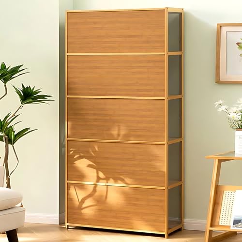 5-Tier Acrylic Glass Door Display Cabinet V82365