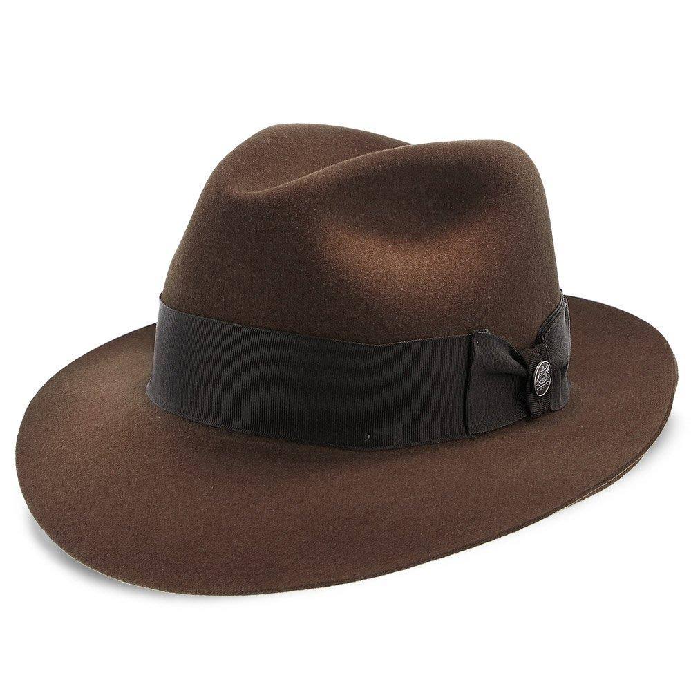 Gray Fur Felt Fedora Hat J55913