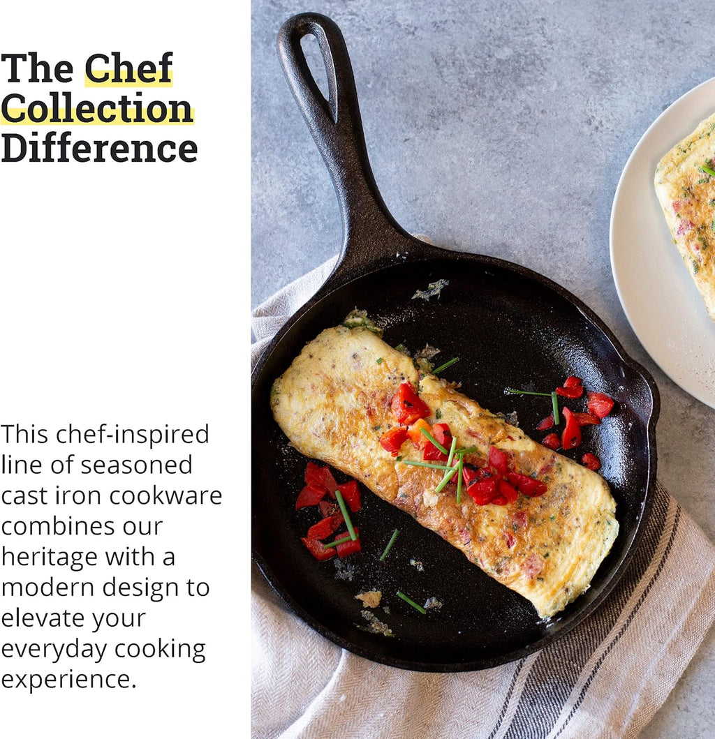 8 in Pre-seasoned Cast Iron Skillet V79592