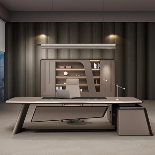 94.4" Executive Desk with Storage Cabinet and Drawer K248918