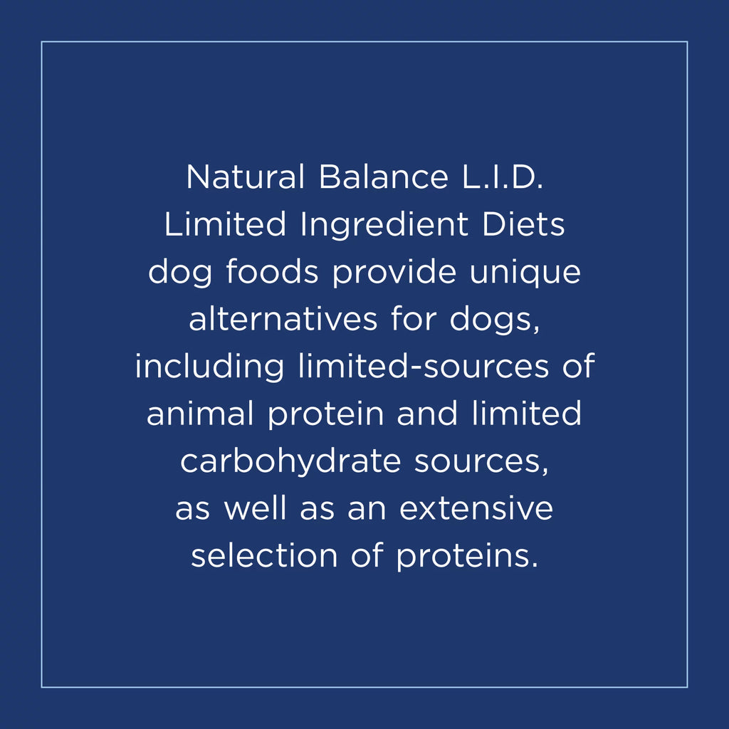 4 Pounds Limited Ingredient Dry Dog Food F3884
