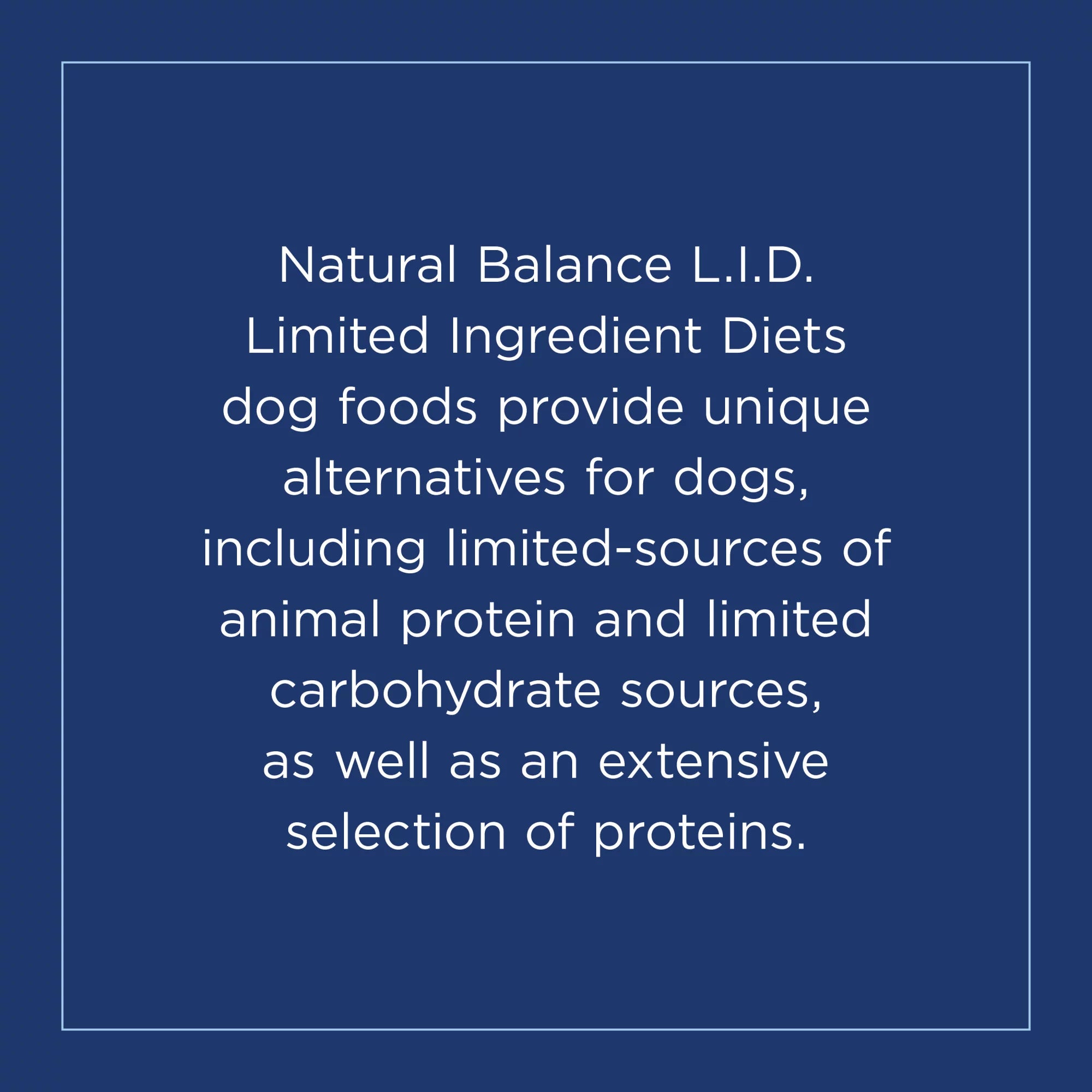 4 Pounds Limited Ingredient Dry Dog Food F3884