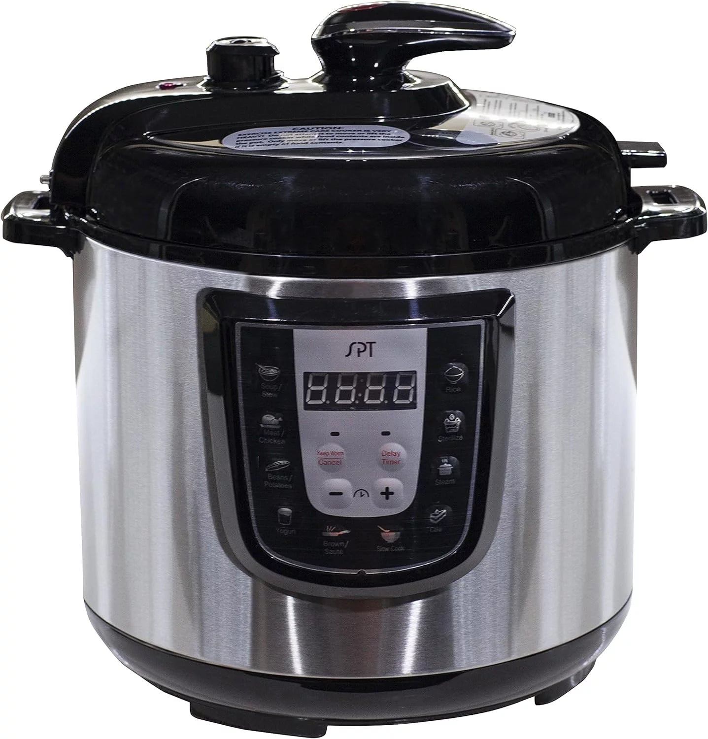 Black Stainless Steel Electric Pressure Cooker A4560