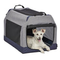 Gray Medium Dog Tent Crate J746780