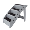 Gray 4 Step Pet Stairs E245274