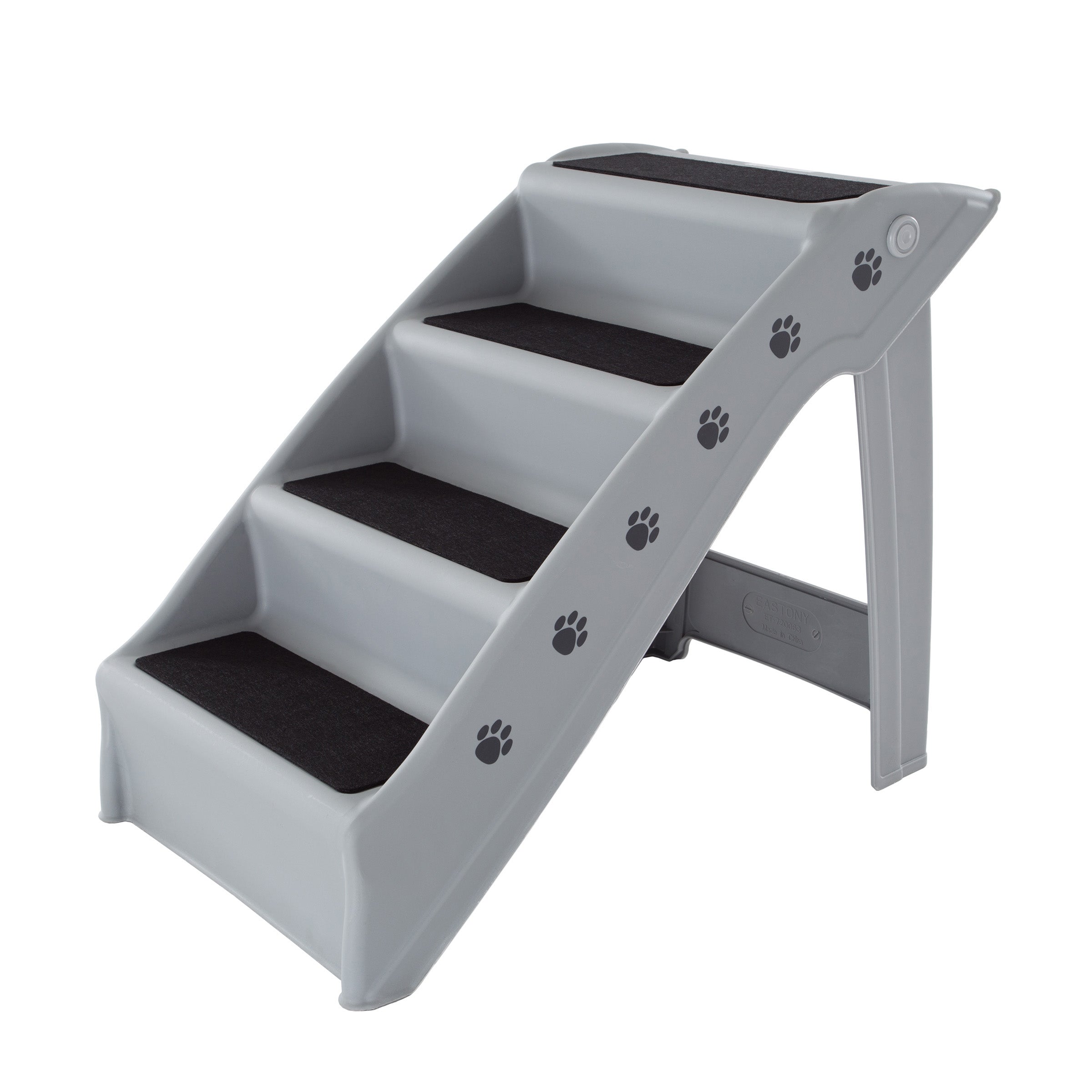 Gray 4 Step Pet Stairs E245274