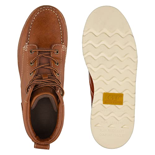 6" Moc Toe Wedge Work Boots H6449