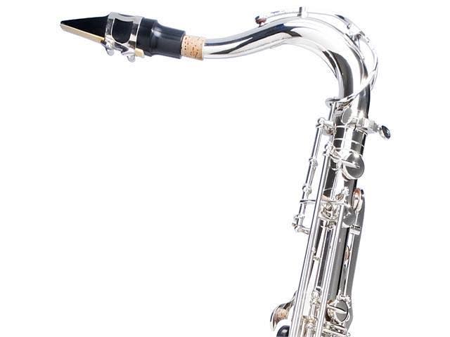 Nickel Plated B Flat Tenor Saxophone with Case and Mouthpiece L902549