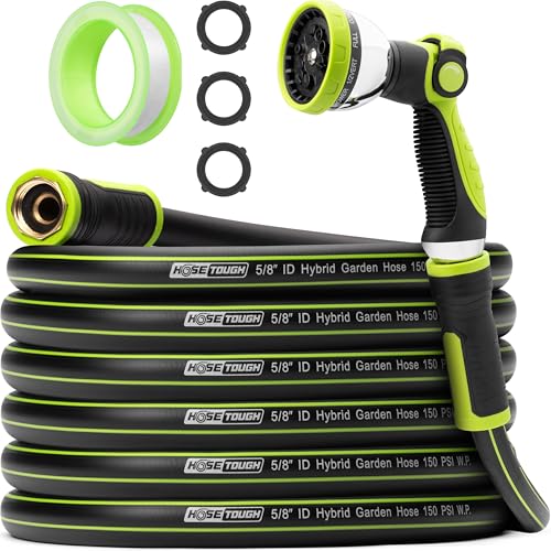 Heavy Duty 3ft x 5/8" Garden Hose with Spray Nozzle P694