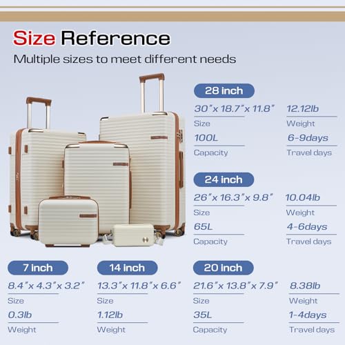 3 Piece Expandable Hard Shell Suitcase Set with Spinner Wheels and TSA Lock Q788